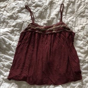 Burgundy Tank Top